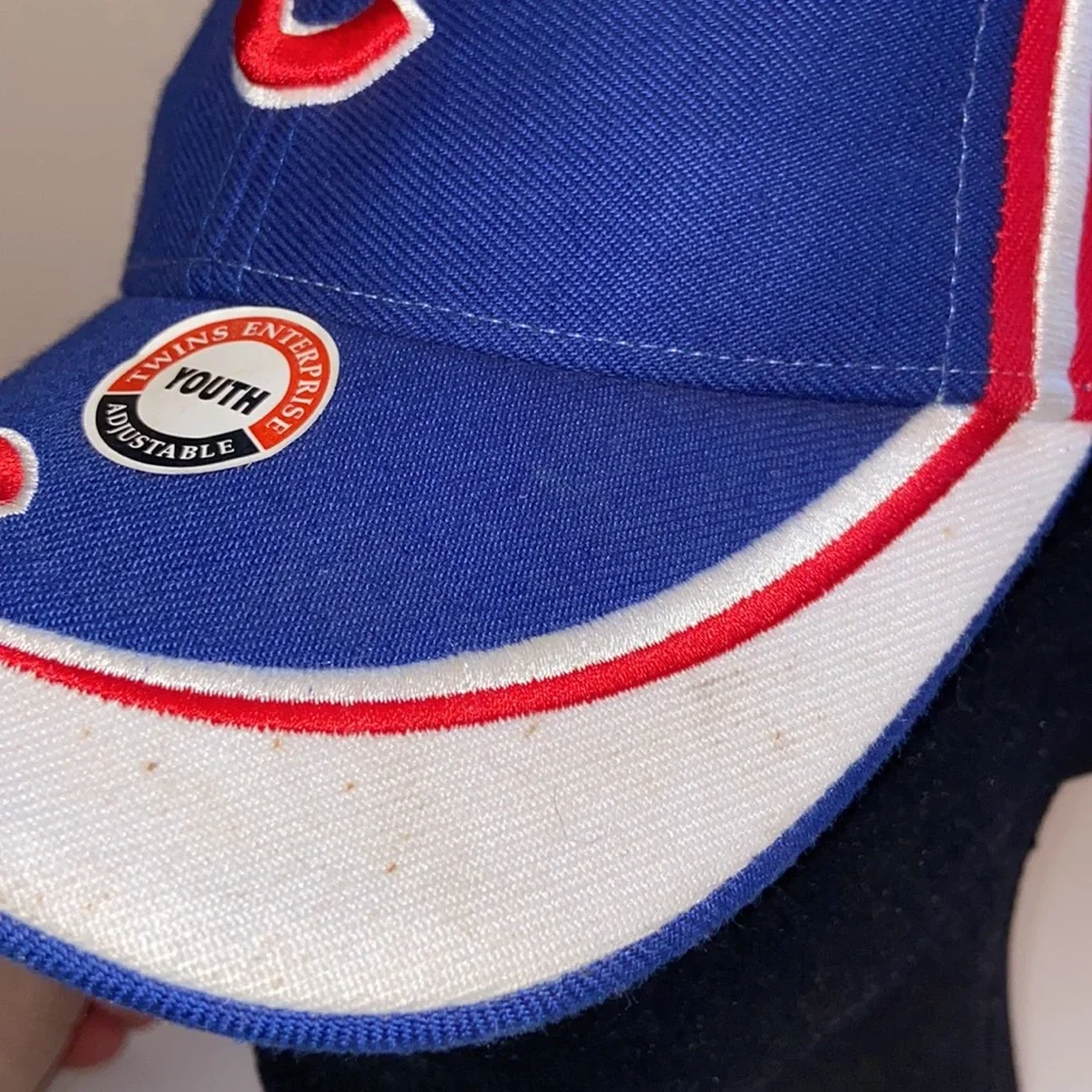 Twins Enterprise Youth Chicago Cubs Baseball Hat Cap Adjustable One Size Unisex